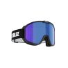 Skidmask för barn Bliz Rave JR (Matt svart m vit logo - Brun m blå multi - CAT.3)