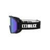 Maschera da sci per bambini Bliz Rave JR (Nero opaco con logo bianco - Marrone con Multi blu - CAT.3)