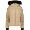 CMP WOMAN JACKET FIX HOOD (SESAMO)