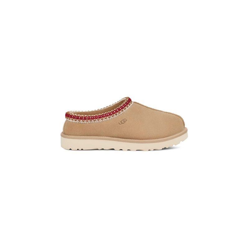 Hausschuhe UGG W TASMAN MAXI CURLY (SAND/DARK CHERRY) Frau