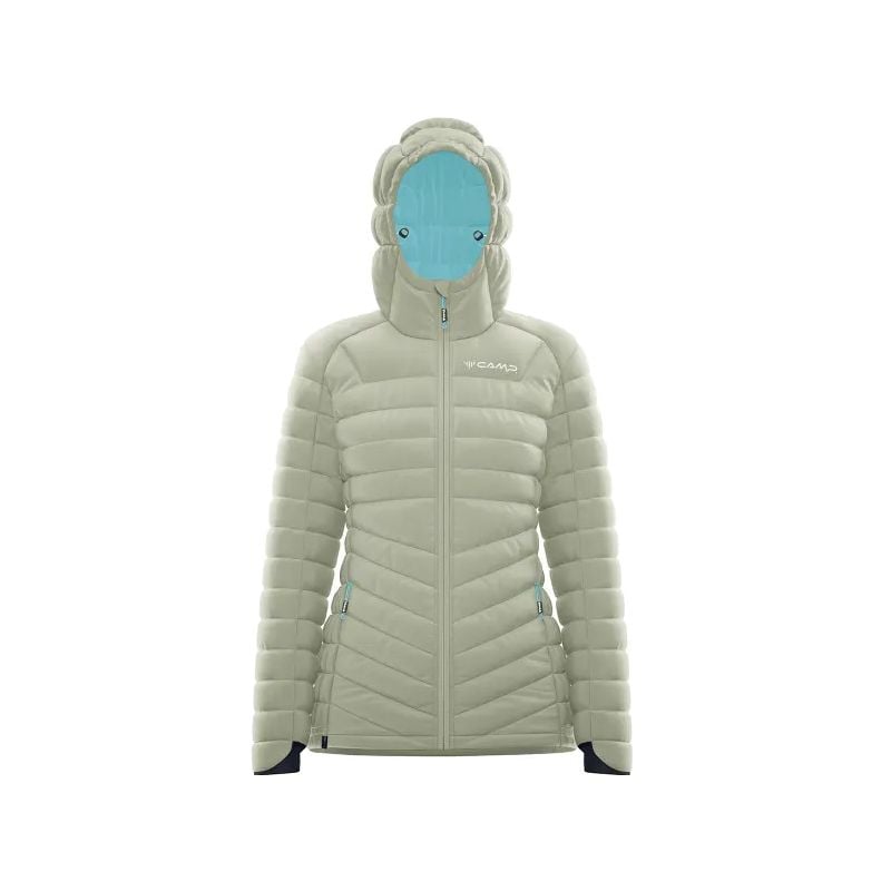 Donsjack Camp PROTECTION JACKET (Stone Grey / Hemelsblauw) Dames