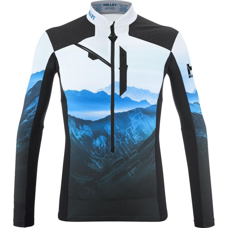 Miesten hiihtotoppi Millet PIERRA PRO (Musta/Icon blue)