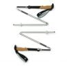 Bastones de senderismo Black Diamond Pursuit FLZ (Negro Espuma Verde)
