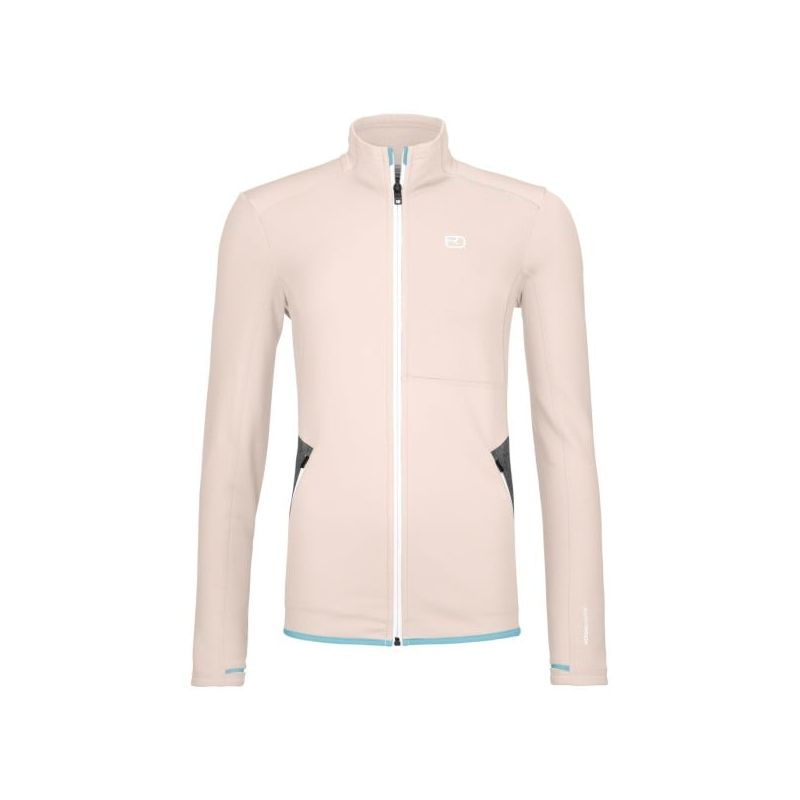 Dame Ortovox FLEECE JACKET W (white chalk) fleecejakke