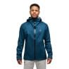 Vandtæt jakke til mænd Black Diamond M FINELINE STRETCH SHELL (Creek Blue)