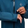 Vandtæt jakke til mænd Black Diamond M FINELINE STRETCH SHELL (Creek Blue)