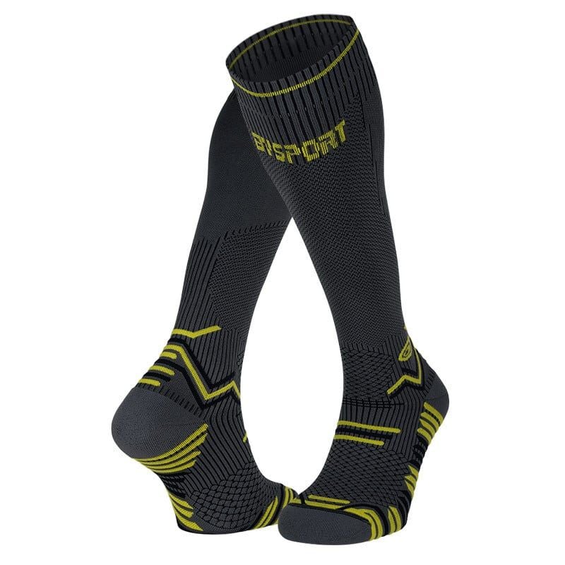 BV sport Trail kompressiosukat (harmaa/keltainen)