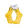 Chaussettes de trail BV SPORT SOCQUETTE TRAIL ULTRA.2 COLLECTOR "NUTRI" BIERE BLONDE (JAUNE)