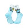 Chaussettes de trail BV SPORT SOCQUETTE TRAIL ULTRA.2 COLLECTOR "NUTRI" BLUE LAGOON (BLEU)