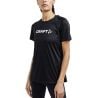 T-skjorte for terrengløping for kvinner Craft Core Essence Logo Tee W (DAWN)