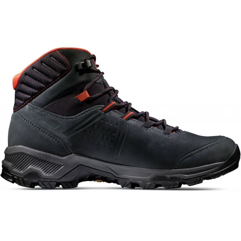 Bota de montaña para hombre Mammut Mercury IV Mid GTX (negro-rojo vivo)
