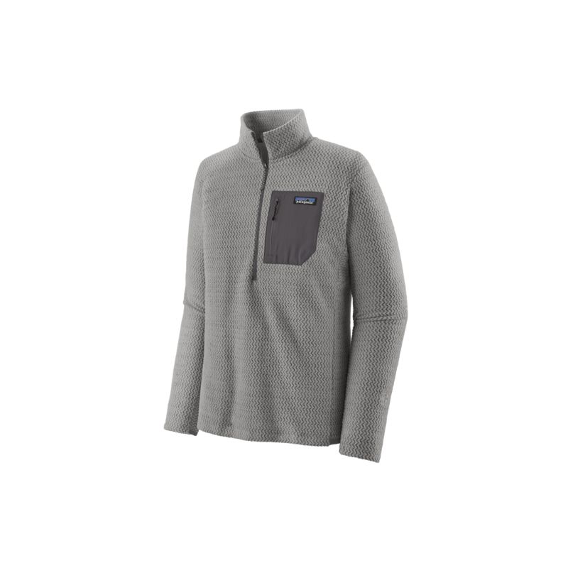 Pile da uomo Patagonia R1 Air Zip Neck (Forever Grey)