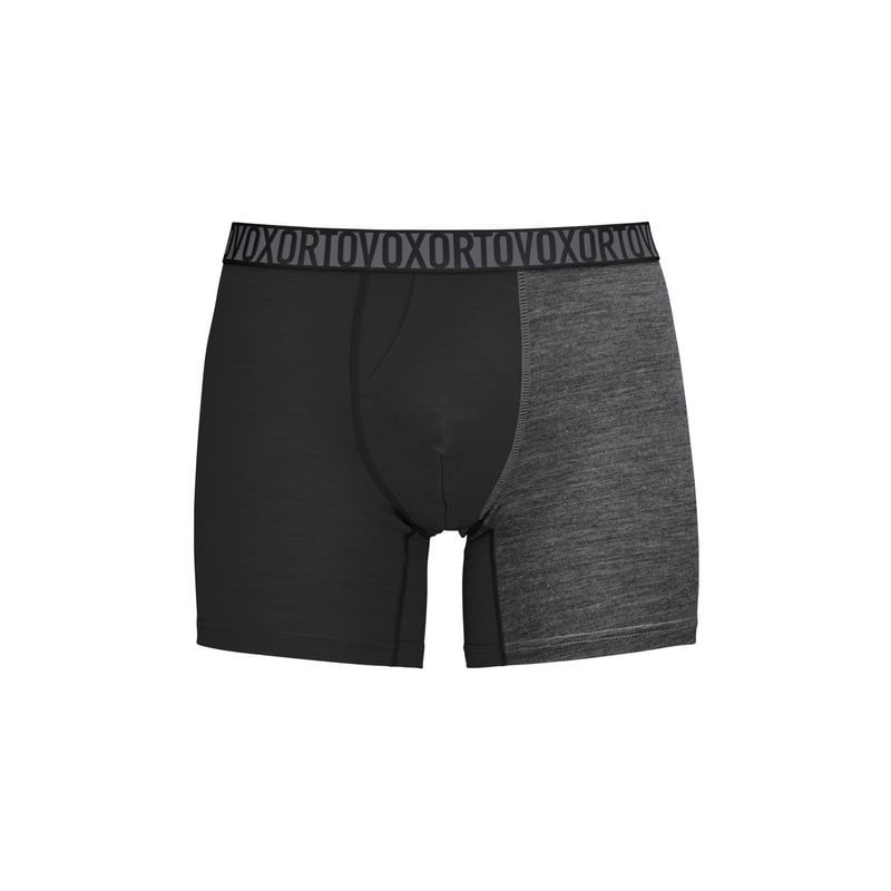 Boxer Ortovox 150 ESSENTIAL BOXER BRIEFS M (negro cuervo) hombre