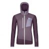 Polaire ORTOVOX FLEECE GRID HOODY W (wild dark berry) Femme