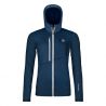 FLEECE GRID HOODY W dypt hav
