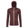 Dames fleece Ortovox FLEECE HOODY W (wijnproeverij)