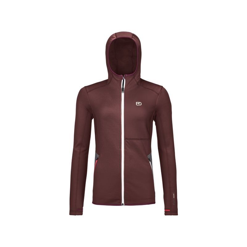 Fleece för damer Ortovox FLEECE HOODY W (vinsmakning)