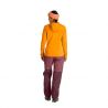 Polar fleece Ortovox FLEECE HOODY W (white chalk) Woman
