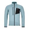 Fleece Ortovox FLEECE GRID JACKET M (glacier grey) Herr