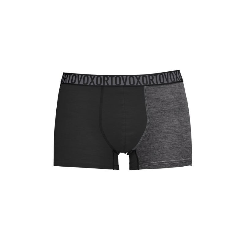 Caleçon ORTOVOX 150 Essentials Trunks (black raven) Homme