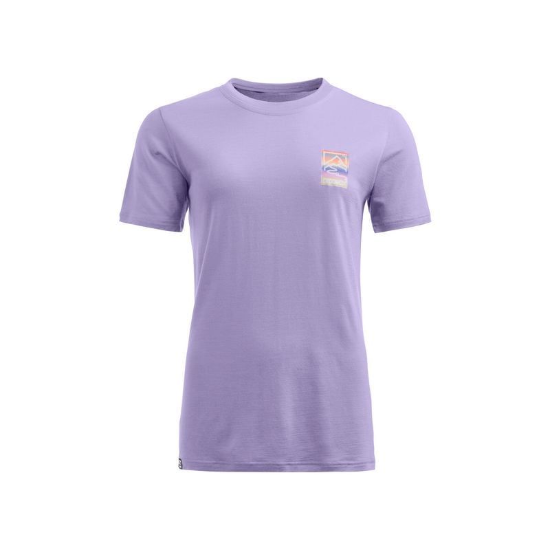 T-shirt ORTOVOX 140 COOL MTN GRADIENT TS W (lush lavender) femme