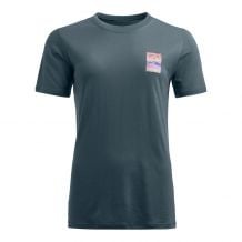 T-shirt för damer Ortovox 140 COOL MTN GRADIENT TS W (mörk arktiska grå)