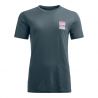 T-shirt ORTOVOX 140 COOL MTN GRADIENT TS W (dark arctic grey) femme