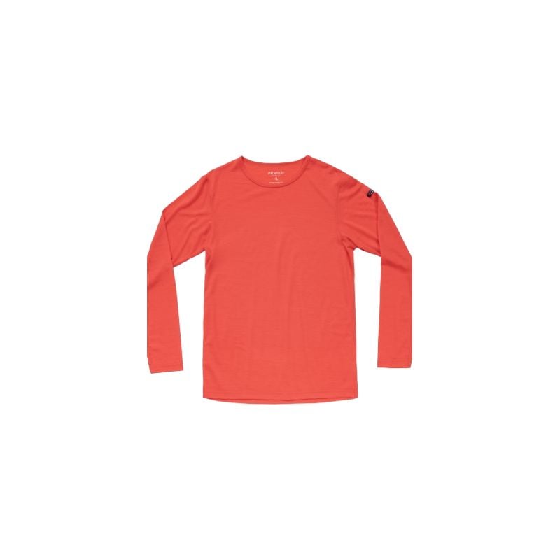 Lange mouwen Devold BREEZE MERINO 150 SHIRT MAN (CAYENNE)