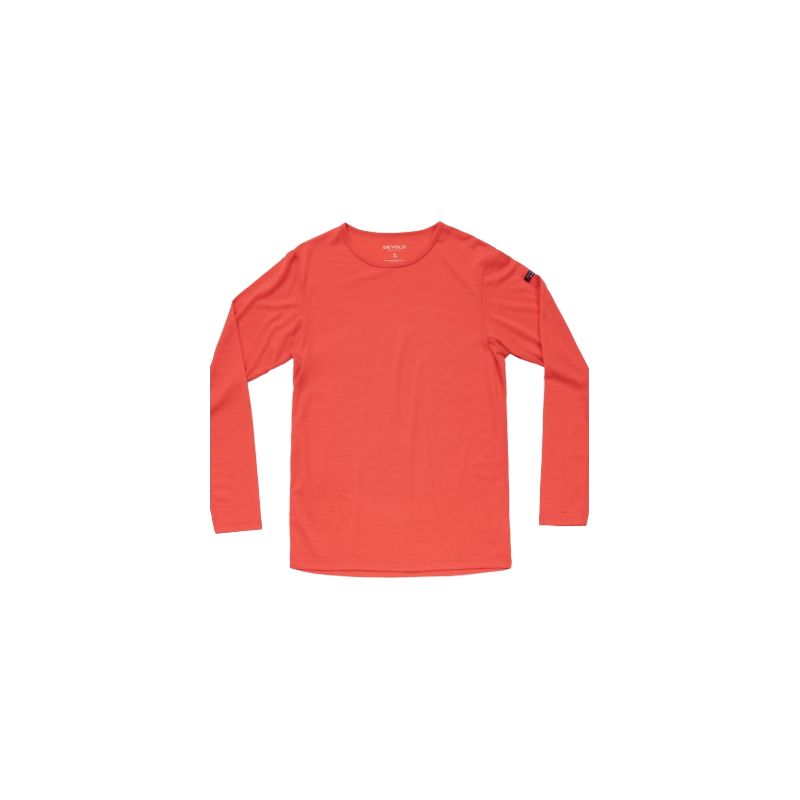 Lange ermer Devold BREEZE MERINO 150 SHIRT MAN (CAYENNE)