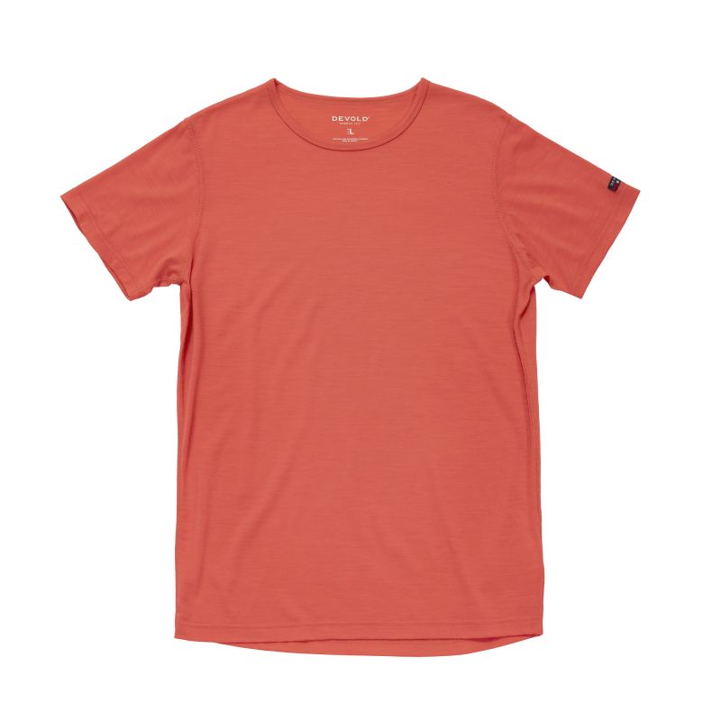 T-paita Devold BREEZE MERINO 150 T-PAITA MAN (CAYENNE) Mies