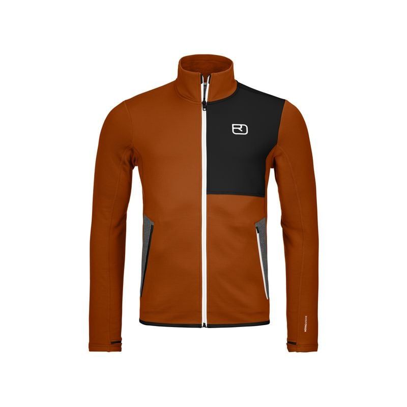 Hombres Ortovox Chaqueta polar M (Bristle brown) polar