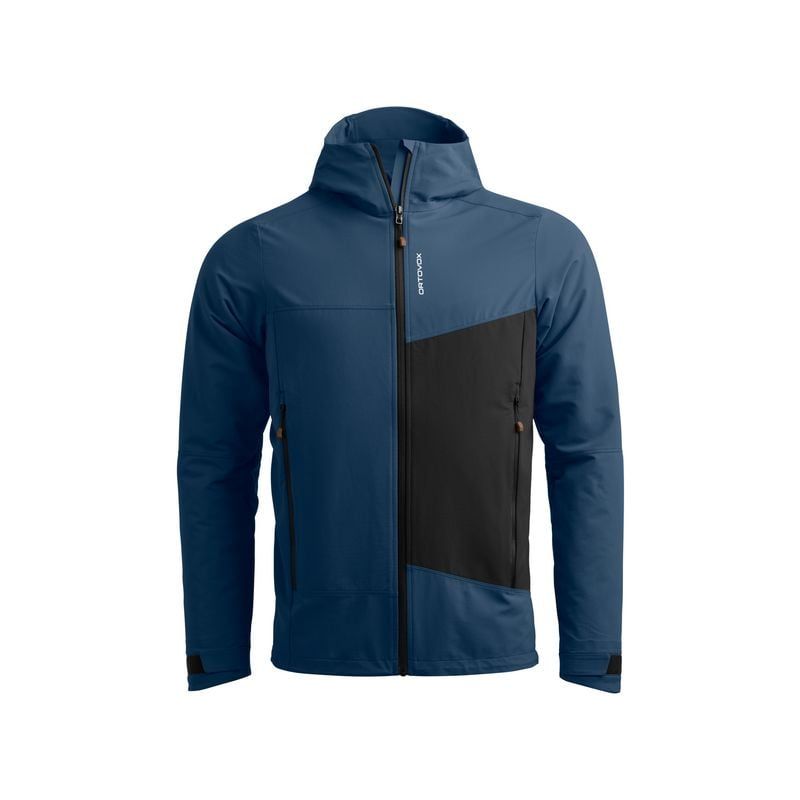 Miesten softshell-takki Ortovox SECEDA SOFTSHELL JACKET M (deep ocean)