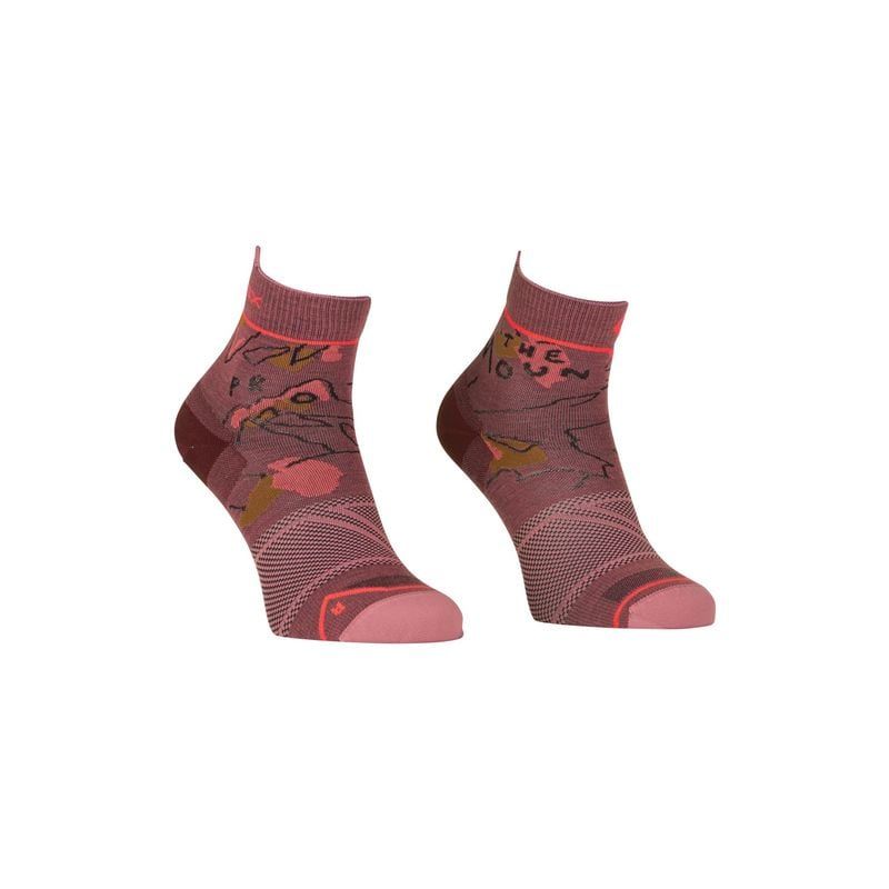 Socken Ortovox Alpine Light Quarter Socks W (mountain rose) Frau