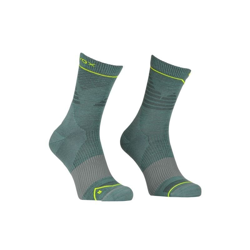 Calcetines de senderismo ALPINE PRO COMP MID (gris ártico) para hombre