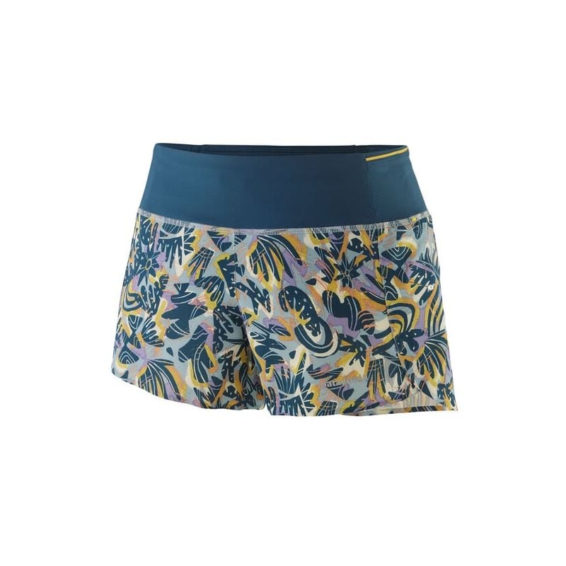 Short trail PATAGONIA Strider Pro - 3 12 in (Wild Botanist: Thermal Blue) Femme