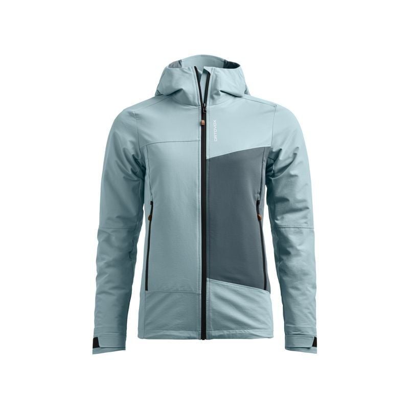 Women's softshell jacket Ortovox SECEDA SOFTSHELL JACKET W (glacier grey)