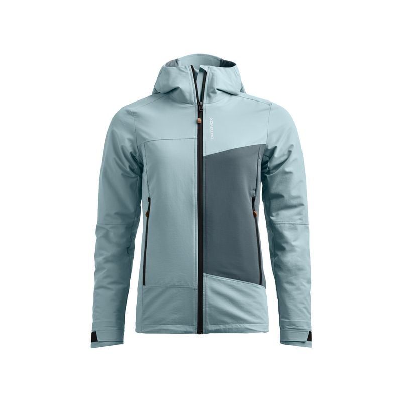 Naisten softshell-takki Ortovox SECEDA SOFTSHELL JACKET W (glacier grey) (jäätikönharmaa)