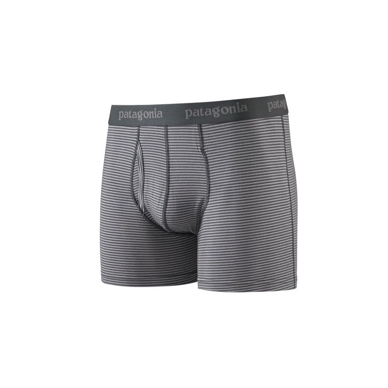 Patagonia Ms Essential Boxer Briefs for menn (Fathom: Forge Grey)
