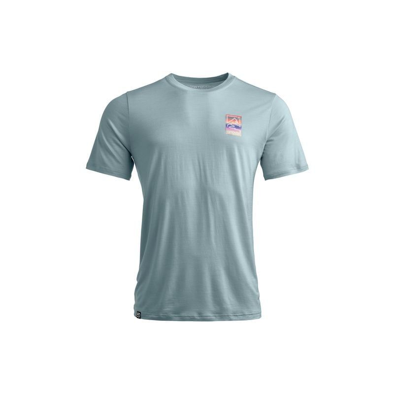 T-shirt Ortovox 140 COOL MTN GRADIENT TS M (glaciärgrå) man