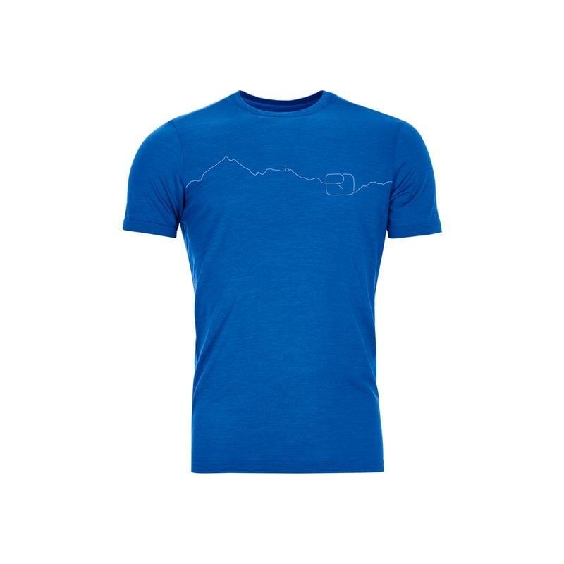T-shirt Ortovox 150 COOL MOUNTAIN TS M (blå not) Herr