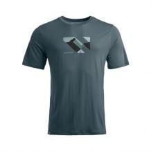 T-paita Ortovox 140 COOL LANDSCAPE TS M (tummanharmaa) mies