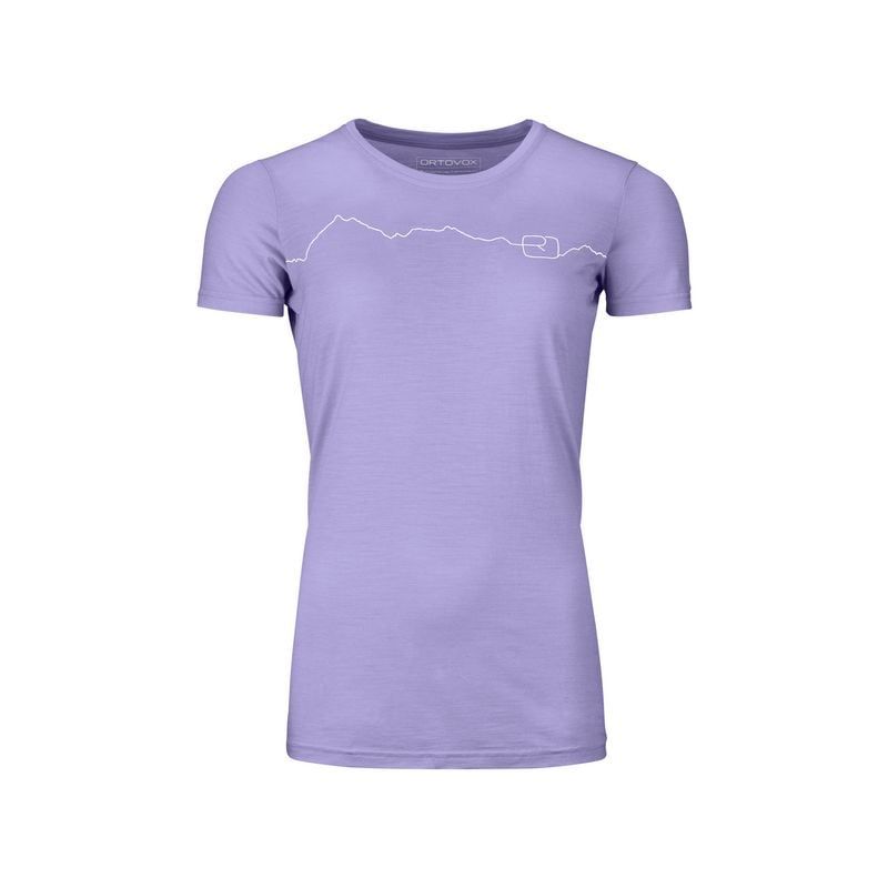 T-skjorte Ortovox 150 COOL MOUNTAIN TS W (lavendel) dame