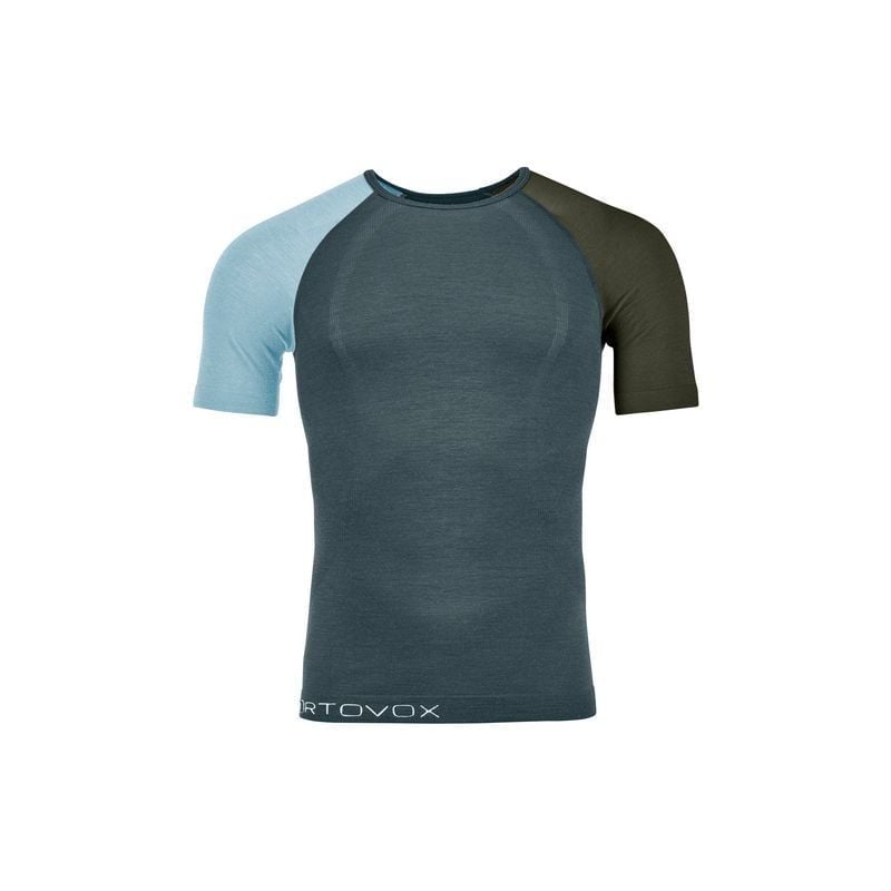 Camiseta Ortovox 120 COMP LIGHT SHORT SLEEVE M (gris ártico oscuro) hombre