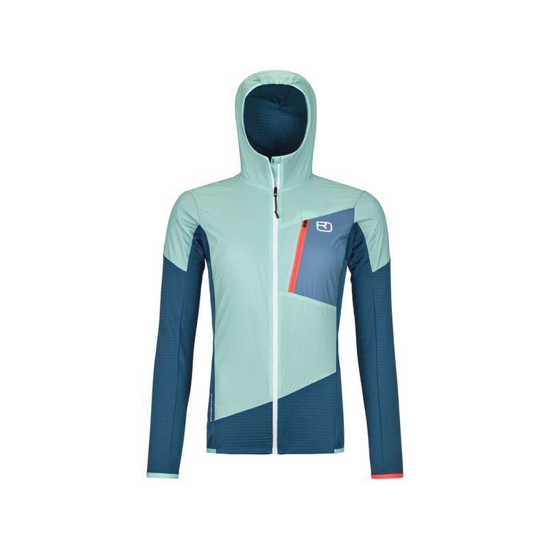 Veste hybride ORTOVOX Ladiz Hybrid jacket W (petrol blue) femme