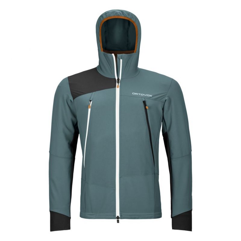 Chaqueta Ortovox PALA HOODED JACKET M (gris ártico oscuro) hombre