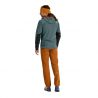 Ortovox PALA HOODED JACKET M (tumma arktinen harmaa)