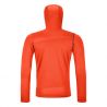 FLEECE LIGHT HOODY M kuuma oranssi