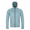 Men's fleece jacket Ortovox FLEECE LIGHT HOODY M (glacier grey)