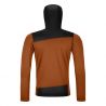 FLEECE LIGHT HOODY M setola marrone