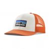Cap Patagonia P-6 Logo Trucker Hat (Hvid m/Redtail Rust)
